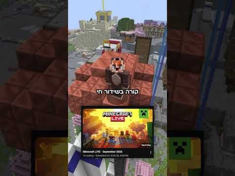 המתכנתים של מיינקראפט מטרילים את כולנו! #גיימינג #מיינקראפט #פוריו